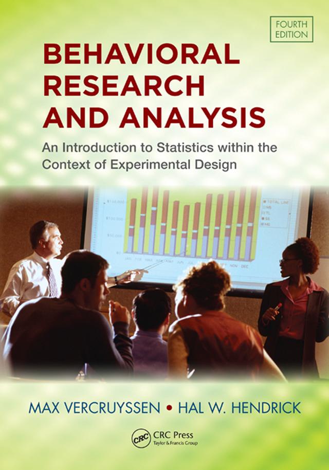 Behavioral Research and Analysis by Hal W. Hendrick, Max Vercruyssen
