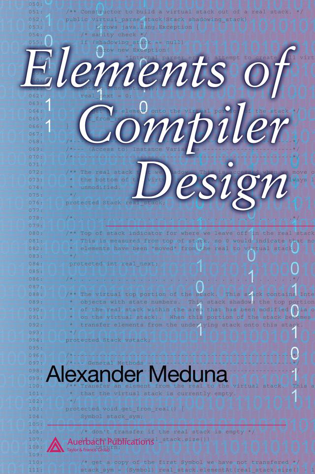 Elements of Compiler Design by Alexander Meduna