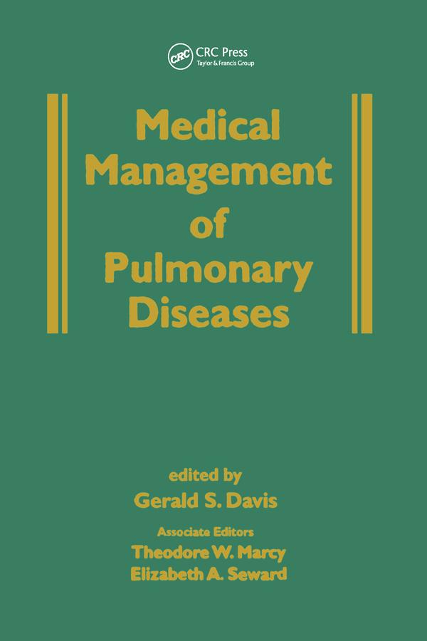 Medical Management of Pulmonary Diseases by Theodore Marcy