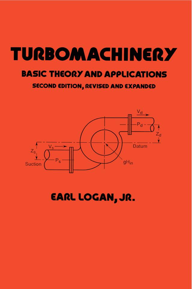 Turbomachinery by Earl Logan, Jr.