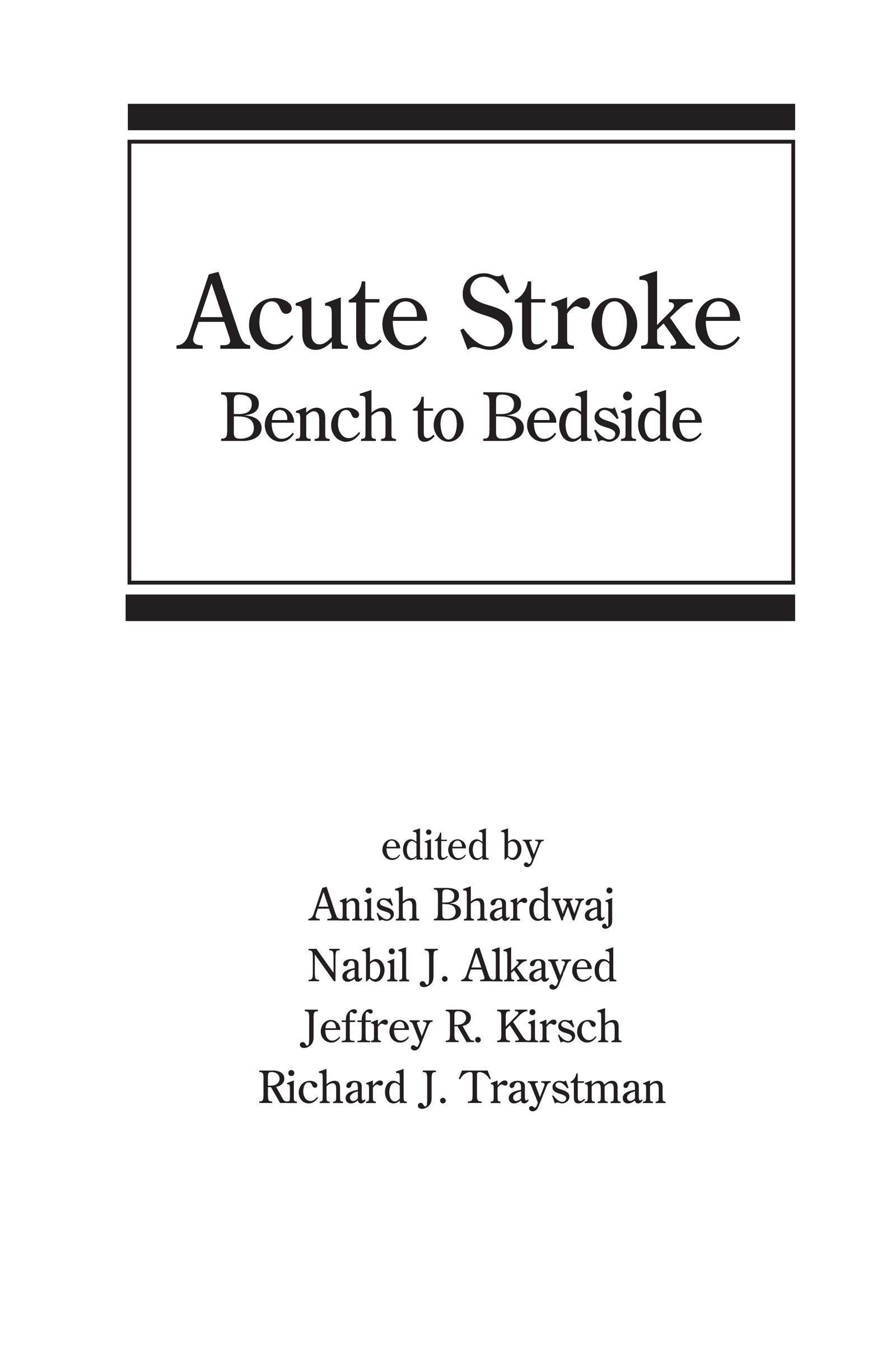 Acute Stroke