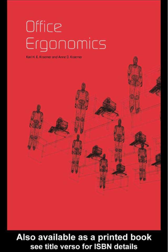 Office Ergonomics by Karl H.E. Kroemer