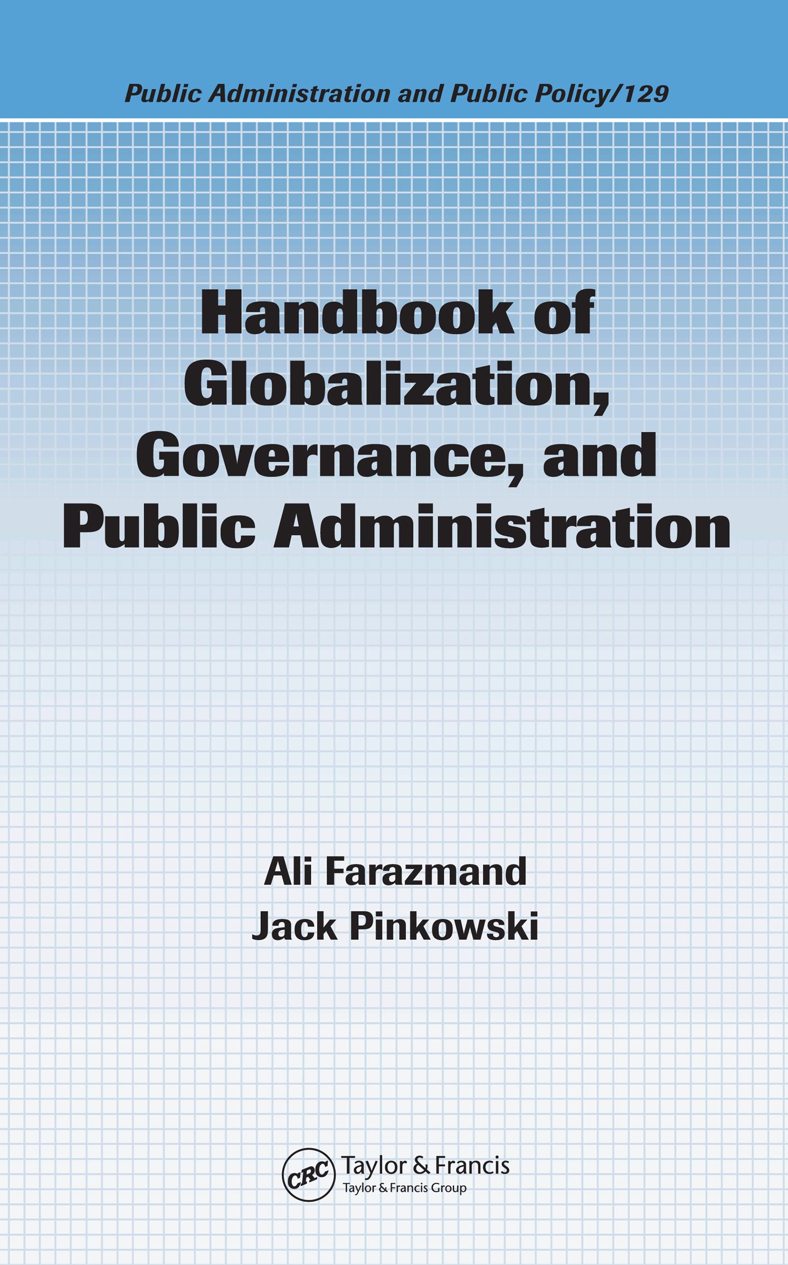 Handbook of Globalization, Governance, and Public Administration