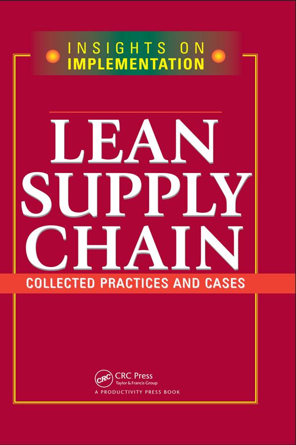 Lean Supply Chain by Productivity Press