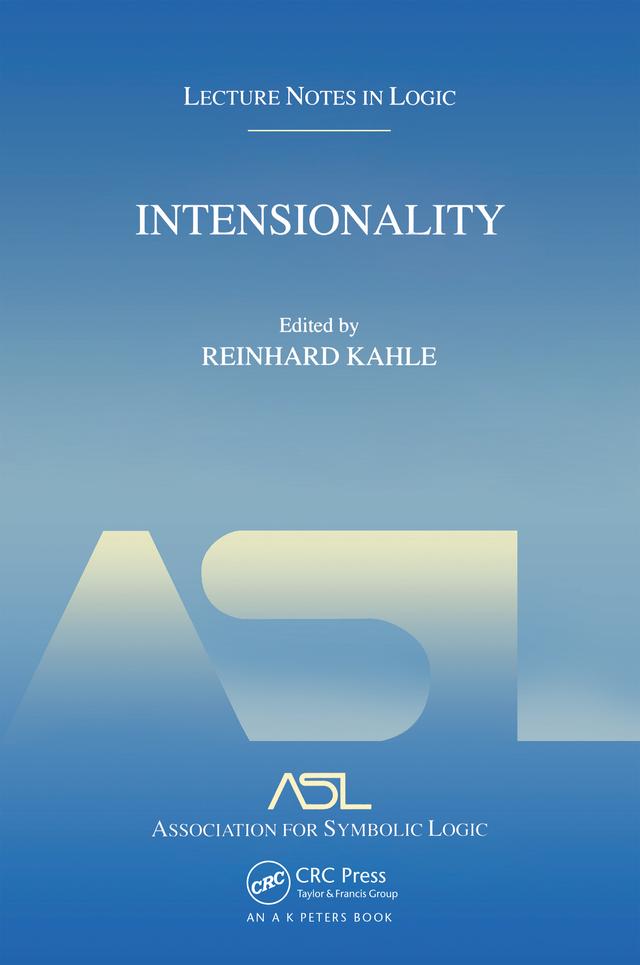 Intensionality by Reinhard Kahle