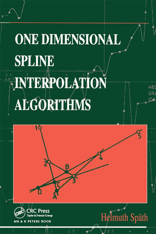 One Dimensional Spline Interpolation Algorithms