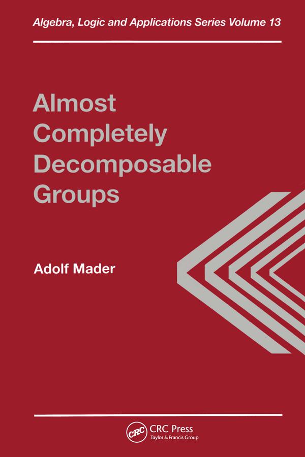 Almost Completely Decomposable Groups by A Mader