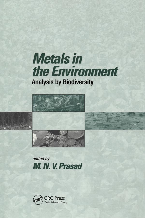 Metals in the Environment by M.N.V. Prasad