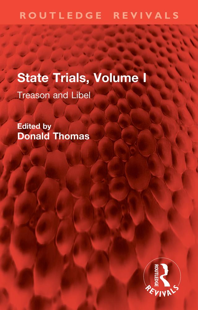 State Trials, Volume I by Donald Thomas