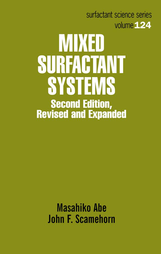 Mixed Surfactant Systems by Masahiko Abe