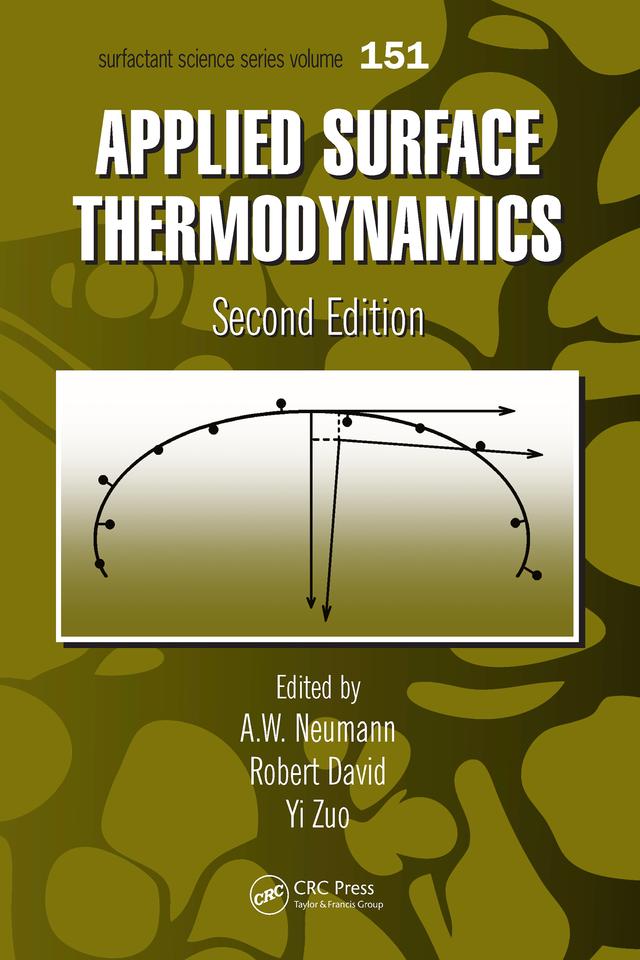 Applied Surface Thermodynamics by A.W. Neumann, Robert David, Yi Zuo