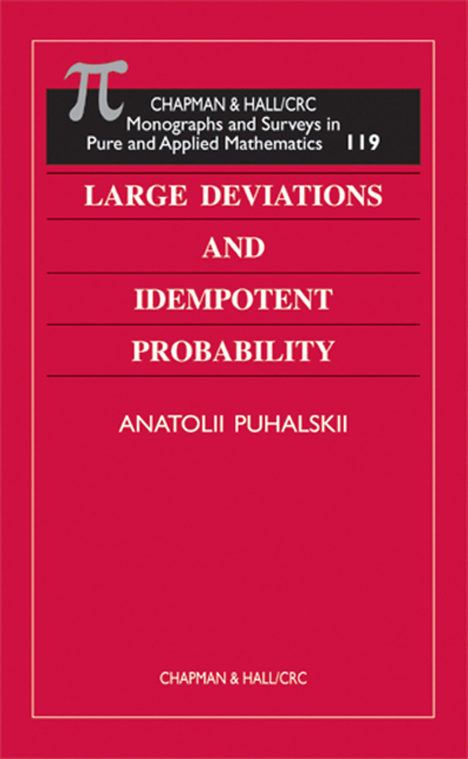 Large Deviations and Idempotent Probability