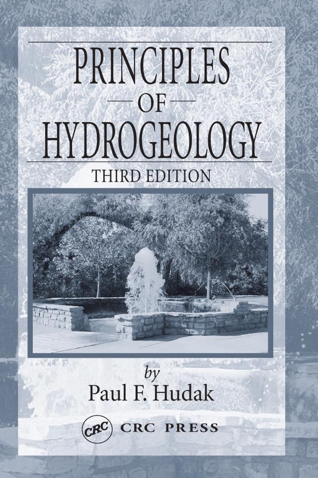 Principles of Hydrogeology by Paul F. Hudak