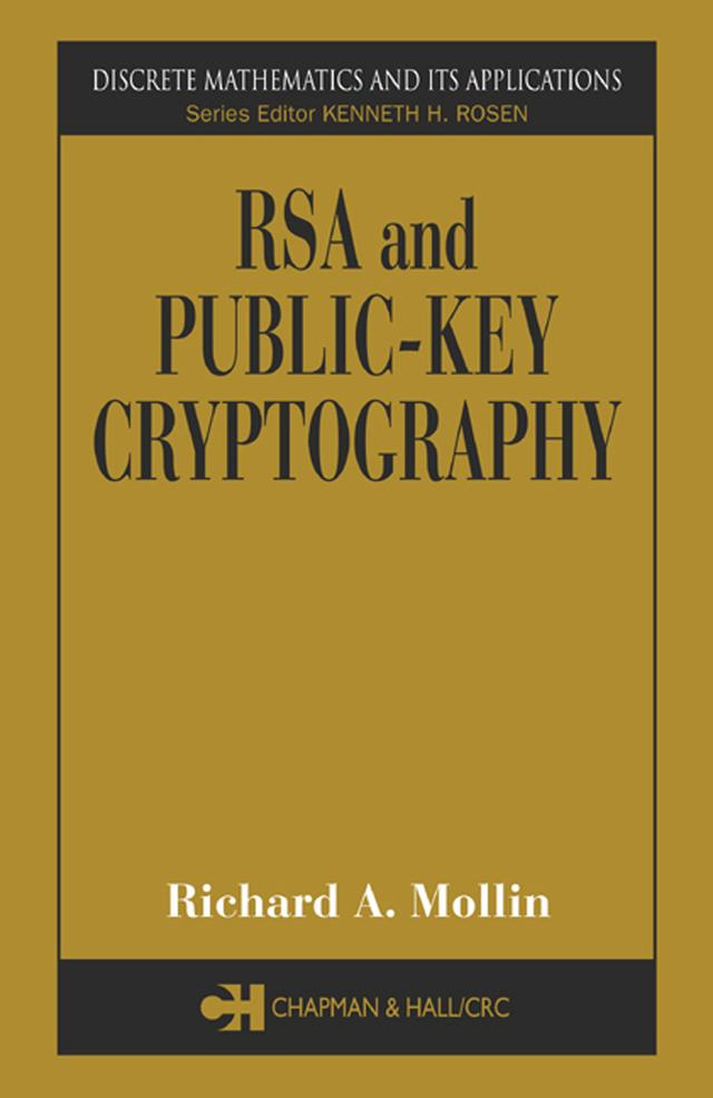 RSA and Public-Key Cryptography by Richard A. Mollin
