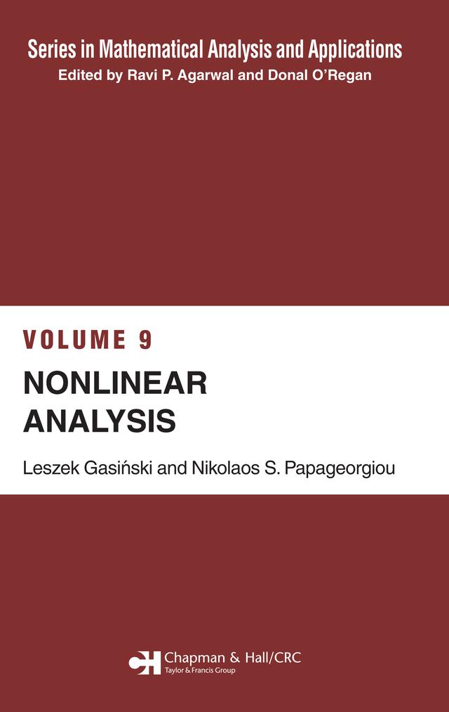 Nonlinear Analysis by Leszek Gasinski, Nikolaos S. Papageorgiou