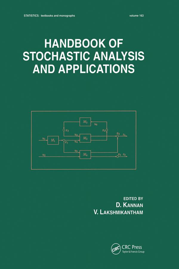 Handbook of Stochastic Analysis and Applications by D. Kannan, V. Lakshmikantham
