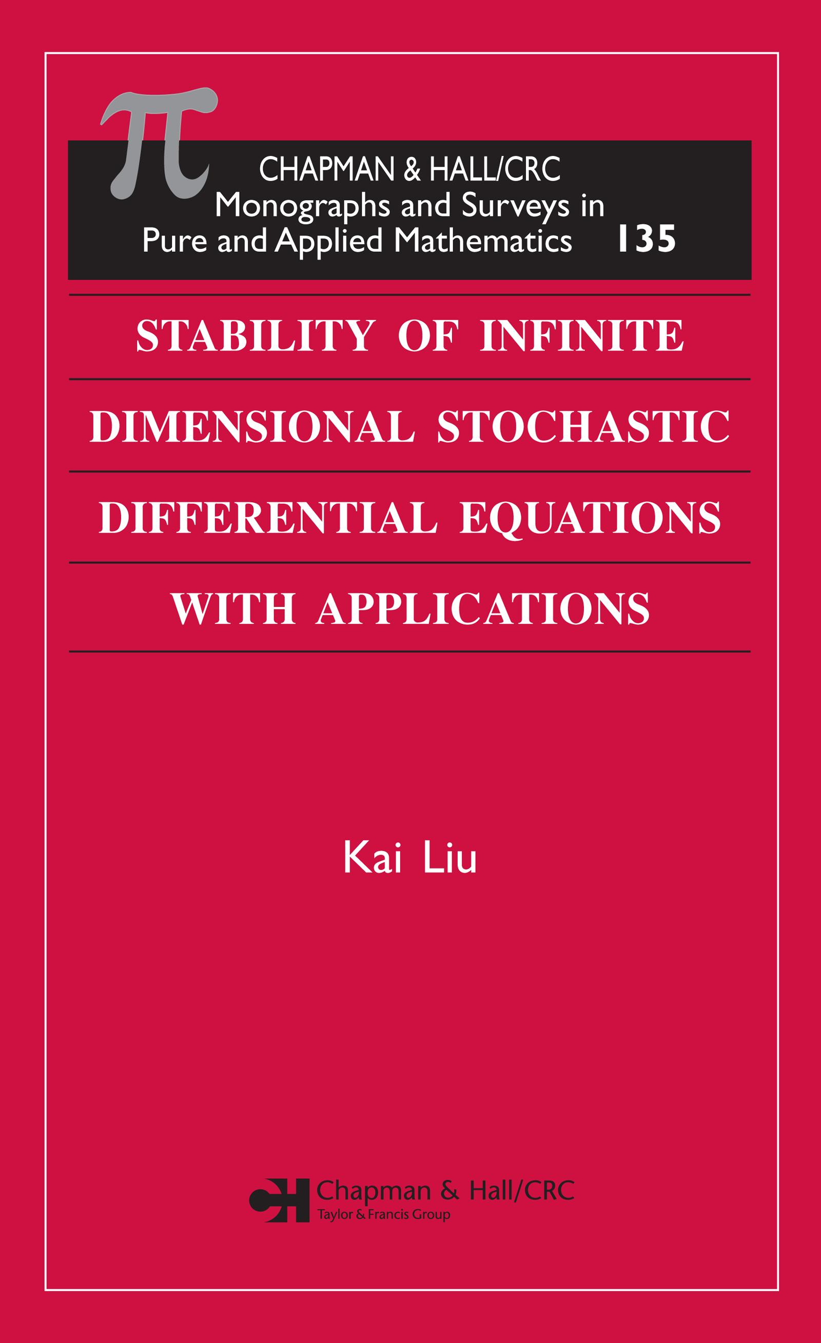 Stability of Infinite Dimensional Stochastic Differential Equations with Applications