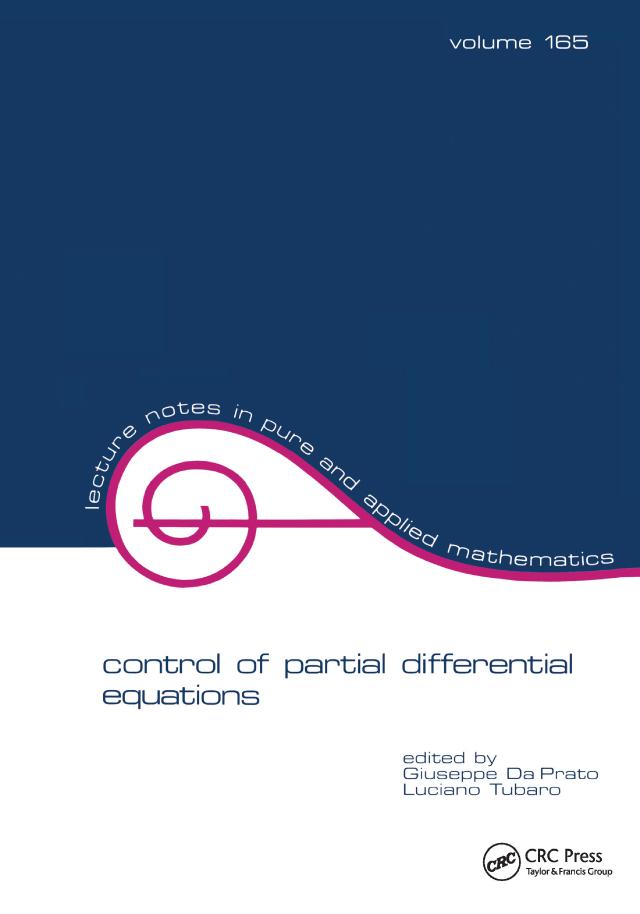 Control of Partial Differential Equations by Giuseppe Da Prato, Luciano Tubaro