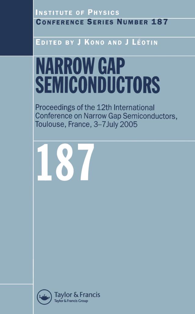 Narrow Gap Semiconductors by Jean Leotin, Junichiro Kono