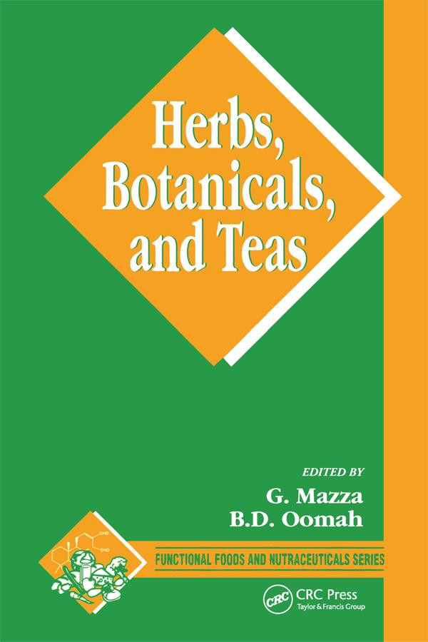 Herbs, Botanicals and Teas by B. Dave Oomah