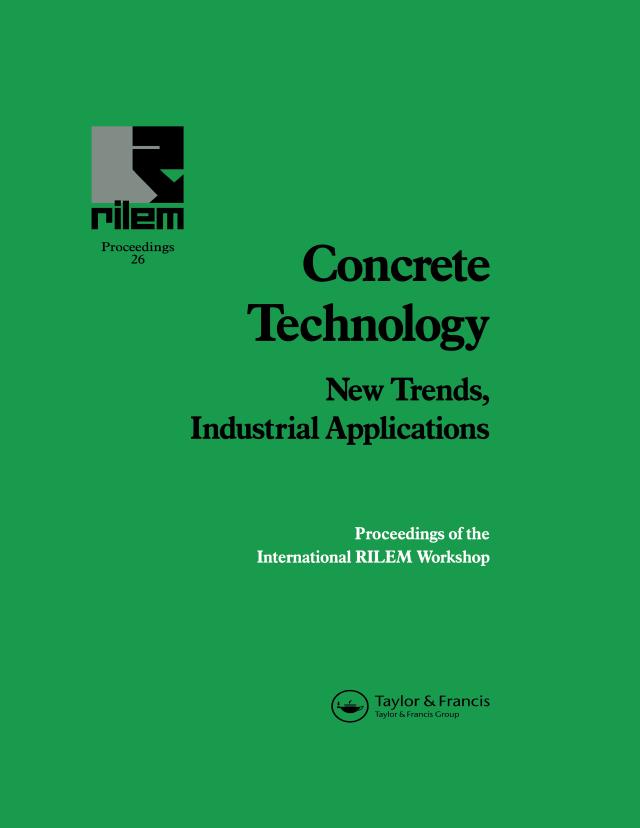 Concrete Technology: New Trends, Industrial Applications by A. Aguado, R. Gettu, S. Shah
