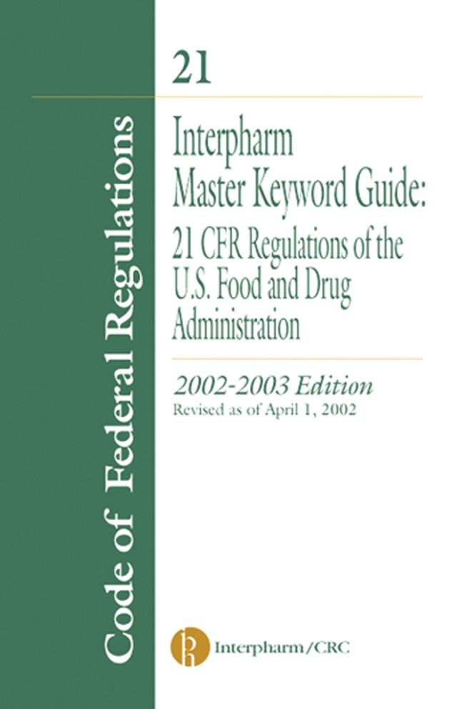 Interpharm Master Keyword Guide by Interpharm