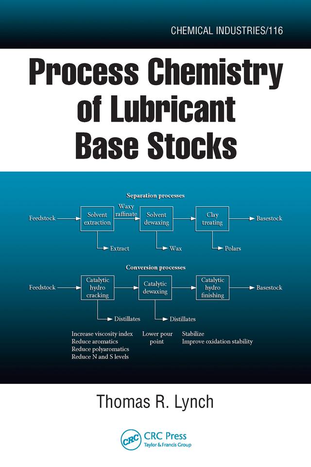 Process Chemistry of Lubricant Base Stocks by Thomas R. Lynch