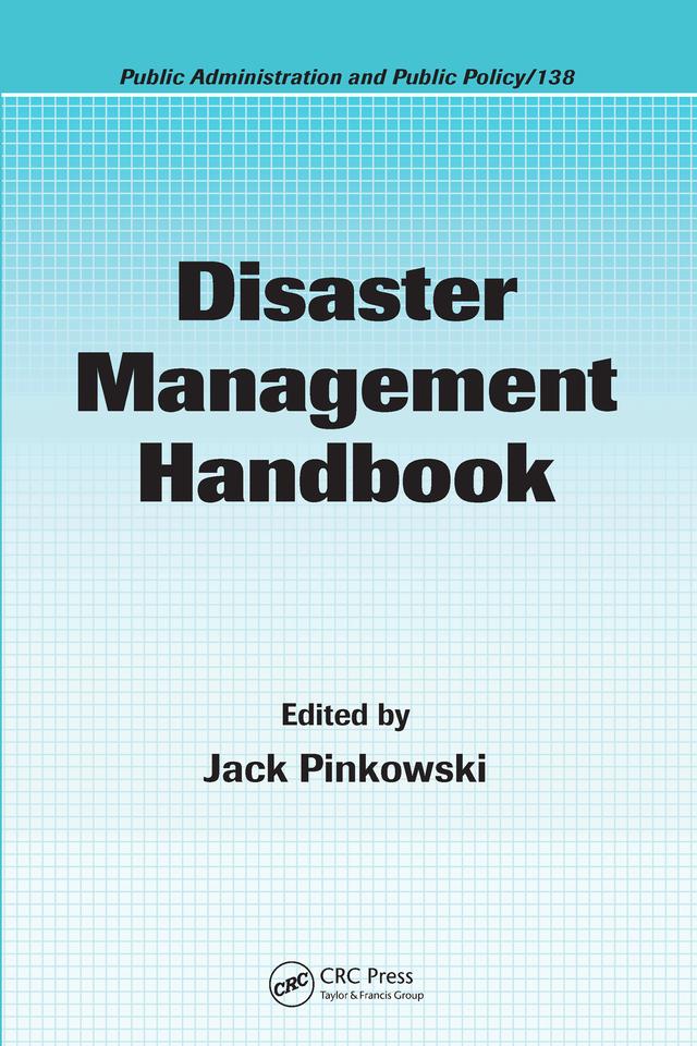 Disaster Management Handbook by Jack Pinkowski