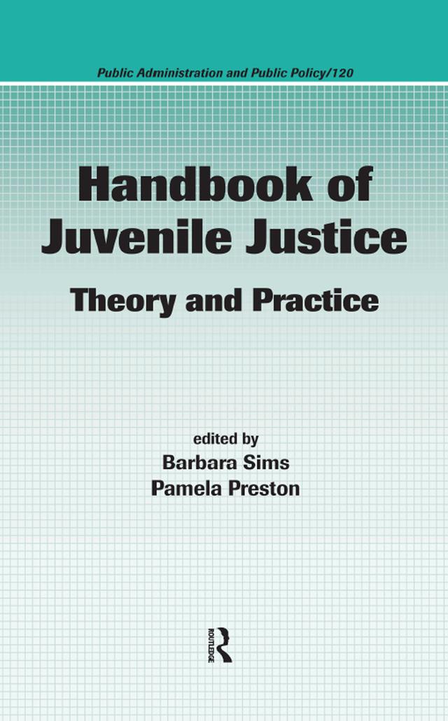 Handbook of Juvenile Justice by Barbara Sims, Pamela Preston