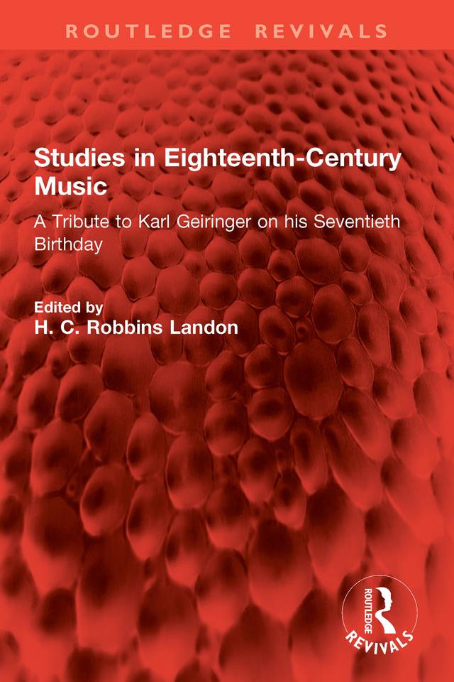 Studies in Eighteenth-Century Music by H. C. Robbins Landon
