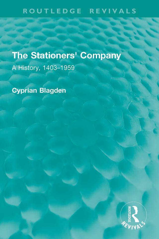The Stationers' Company by Cyprian Blagden