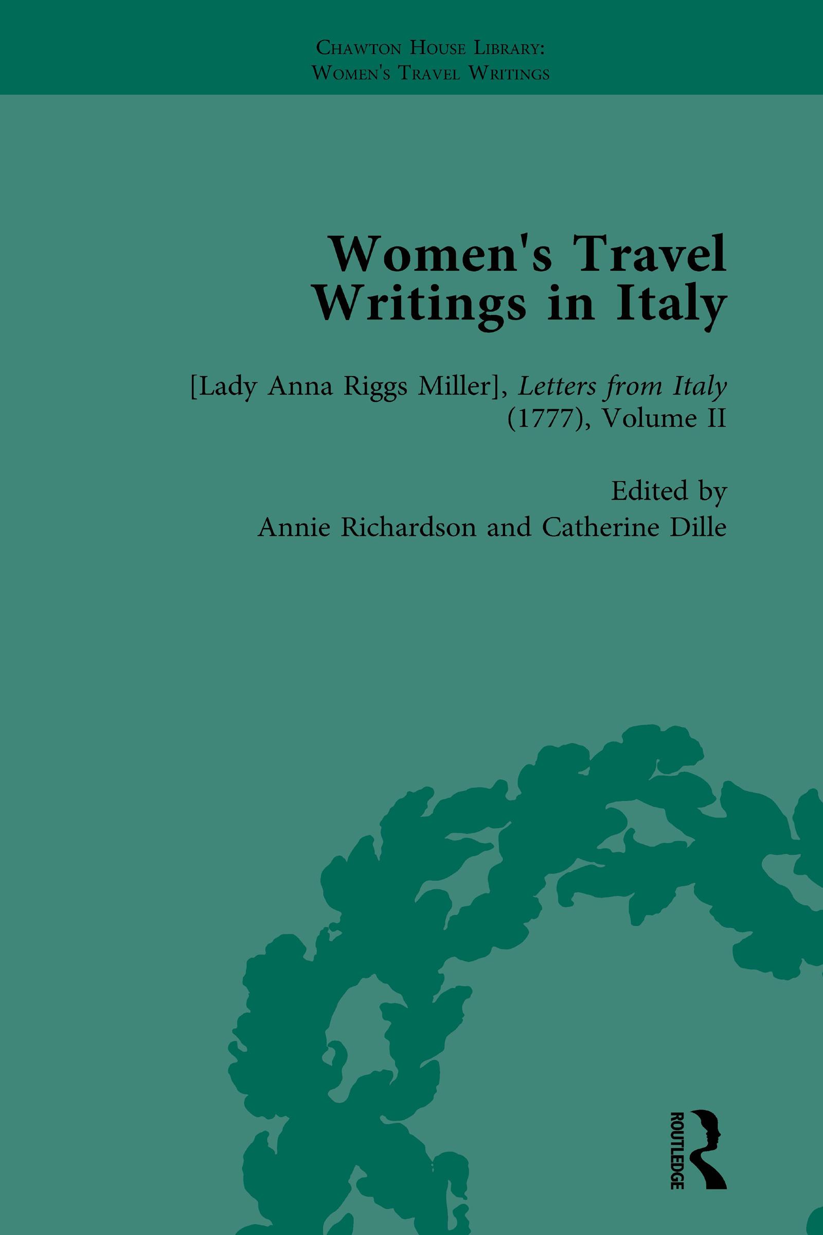 Women's Travel Writings in Italy, Part I Vol 2
