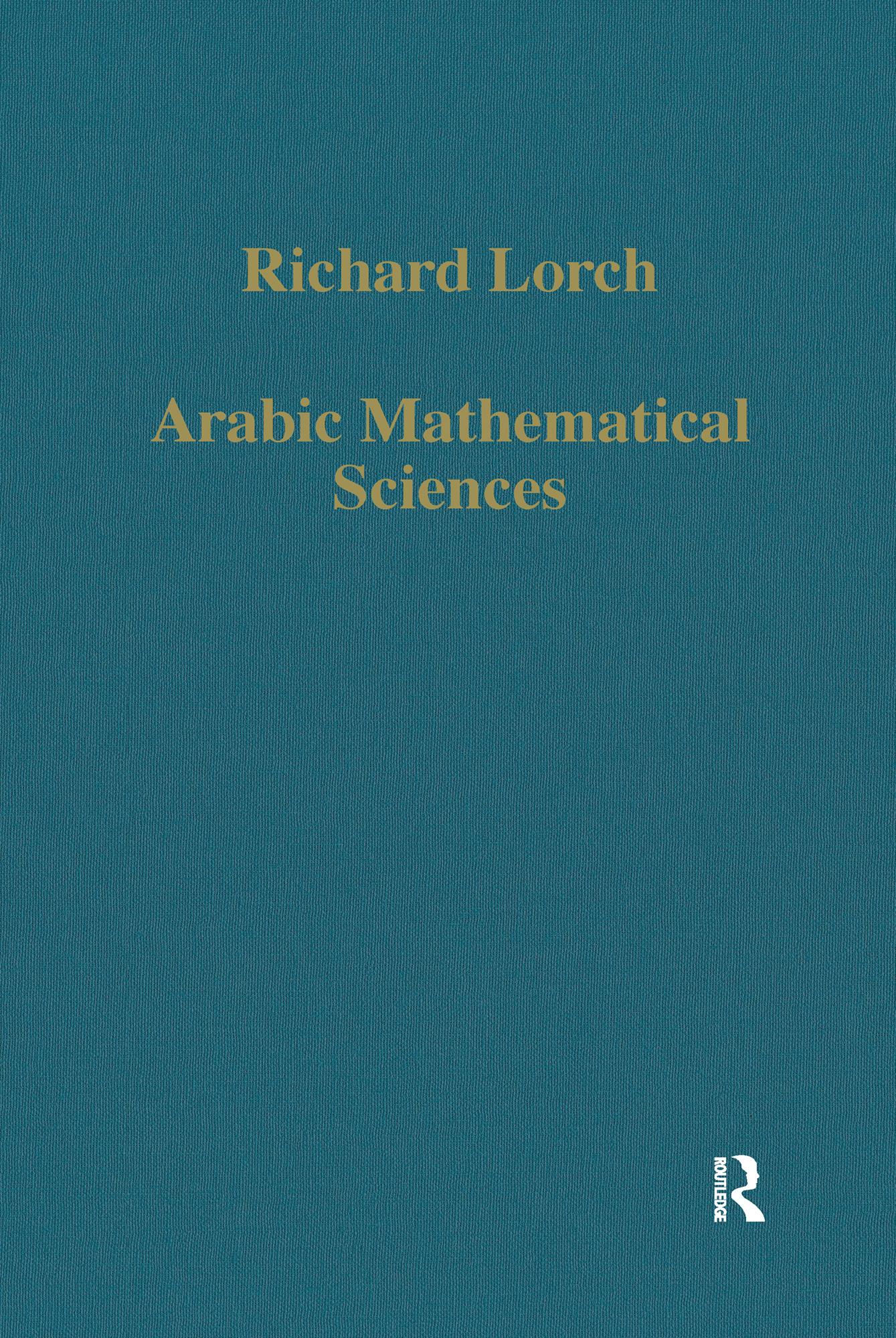 Arabic Mathematical Sciences