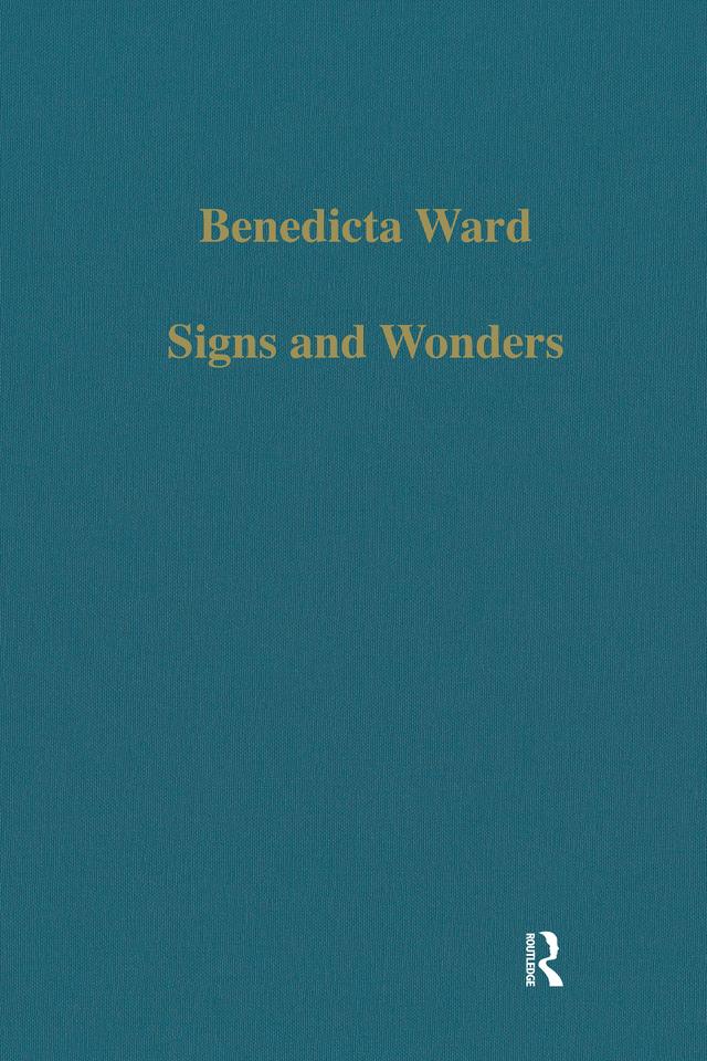Signs and Wonders by Benedicta Ward