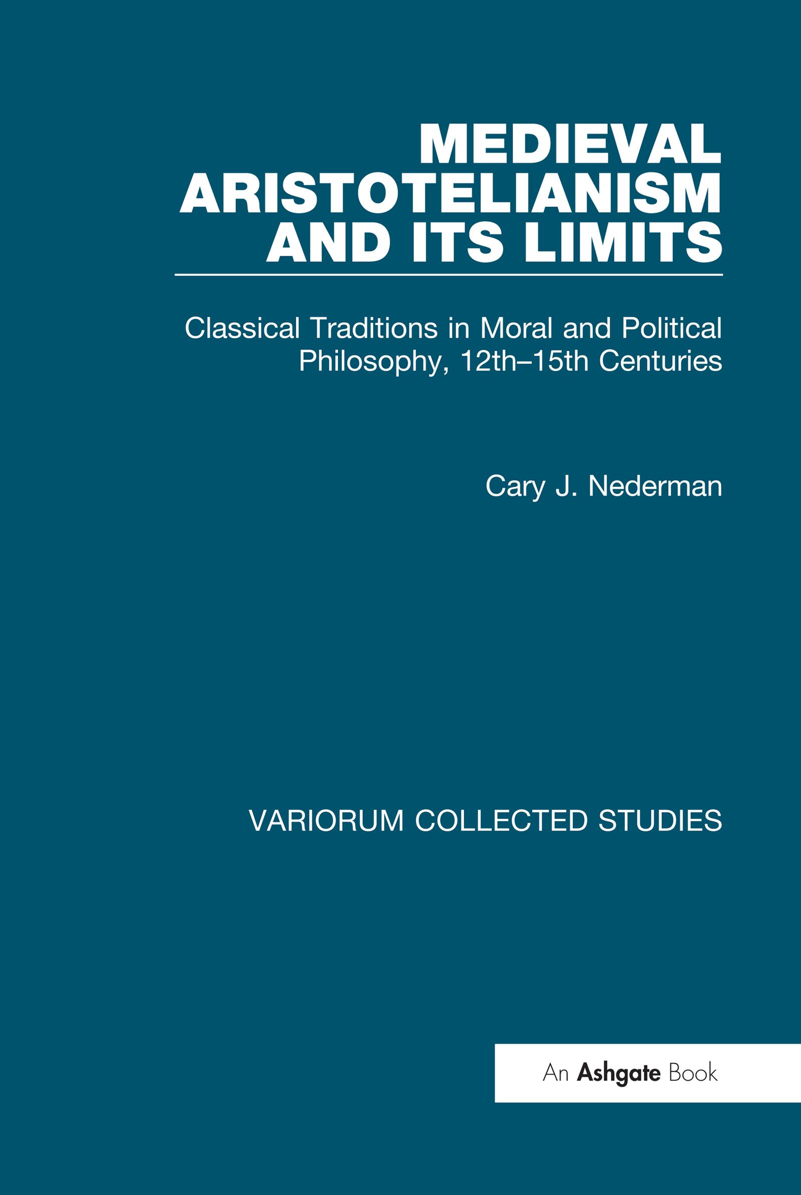 Medieval Aristotelianism and its Limits