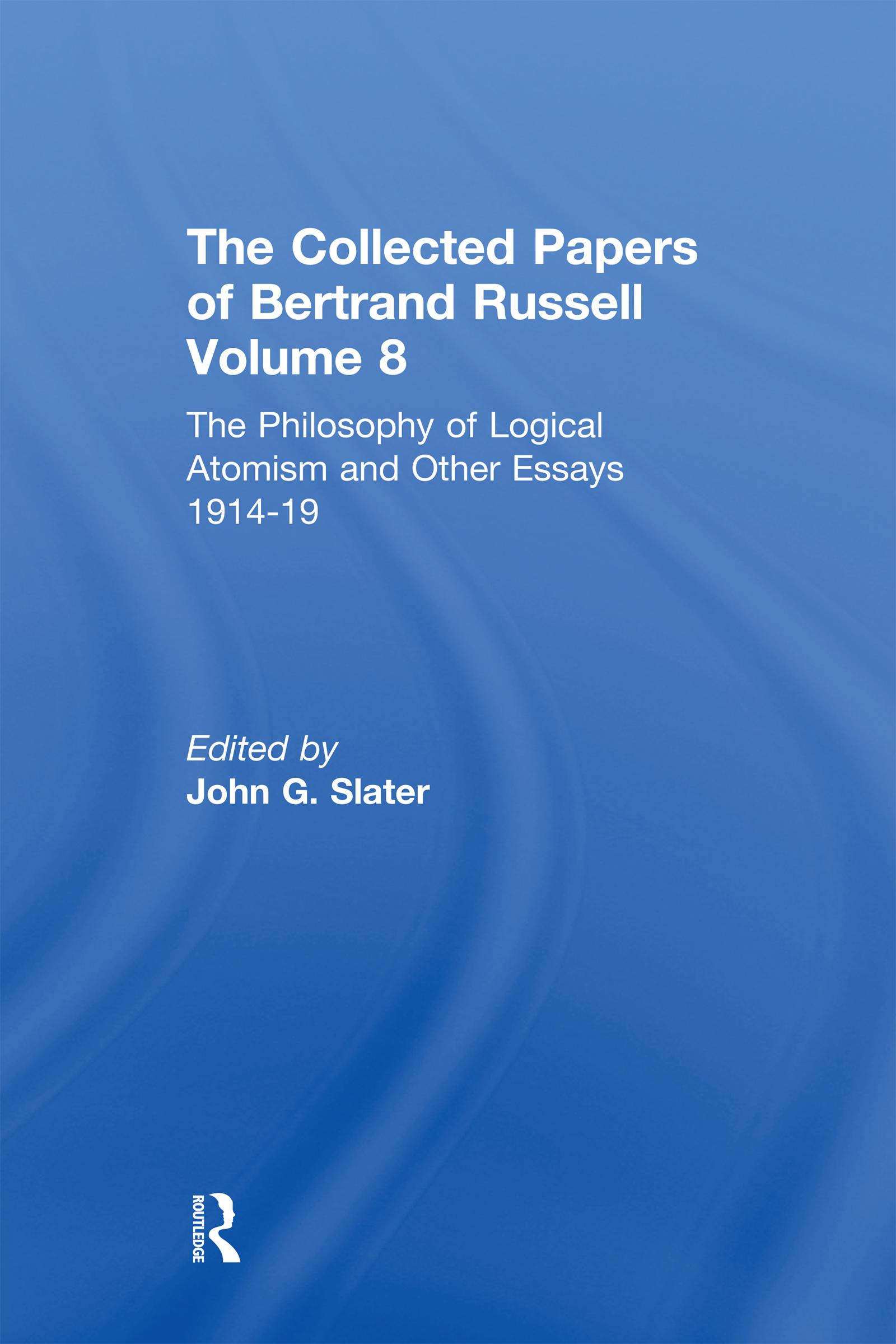 The Collected Papers of Bertrand Russell, Volume 8