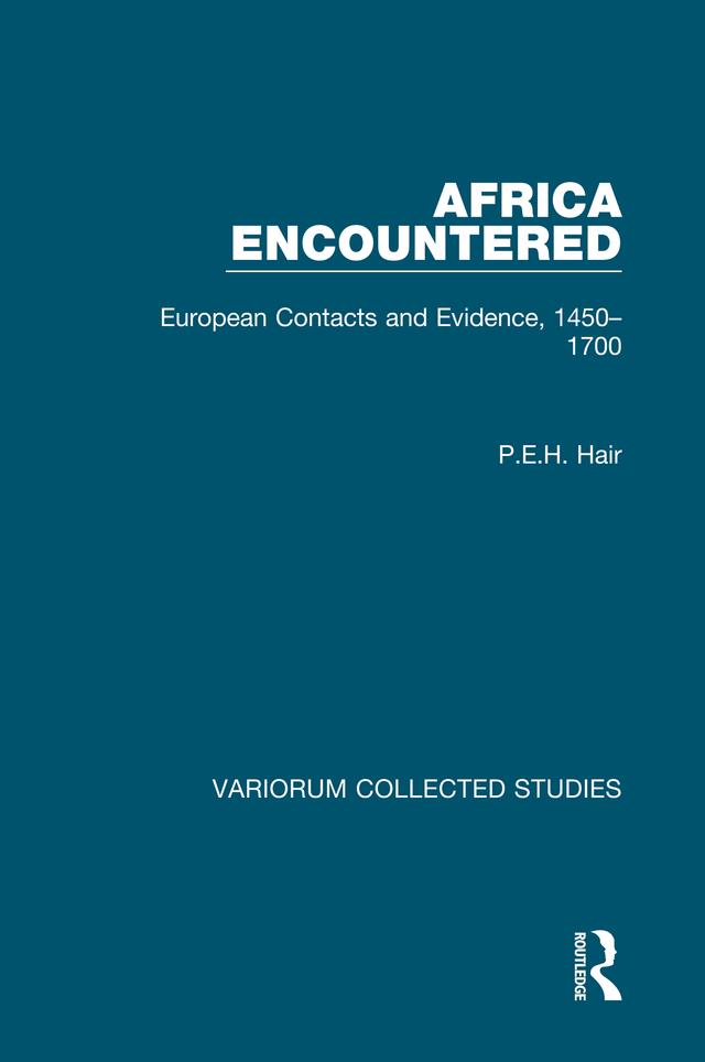Africa Encountered by P.E.H. Hair