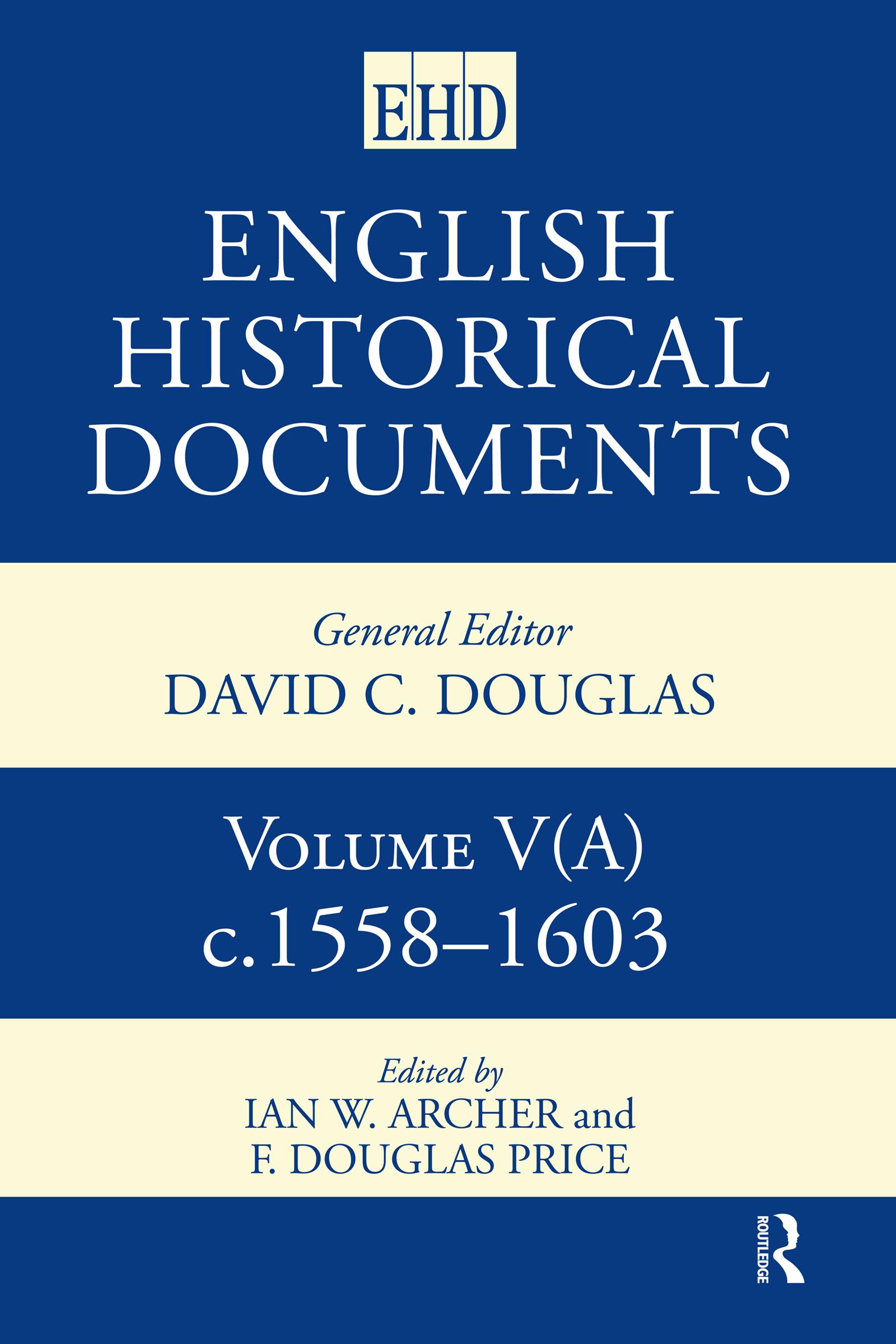 English Historical Documents 1558–1603