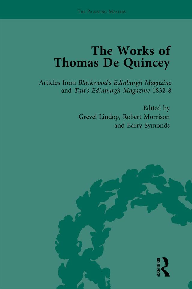 The Works of Thomas De Quincey, Part II vol 9 by Barry Symonds, Grevel Lindop