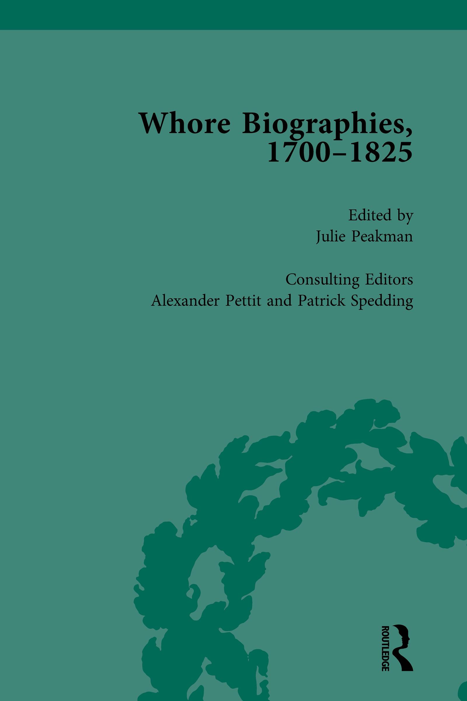 Whore Biographies, 1700-1825, Part I Vol 3