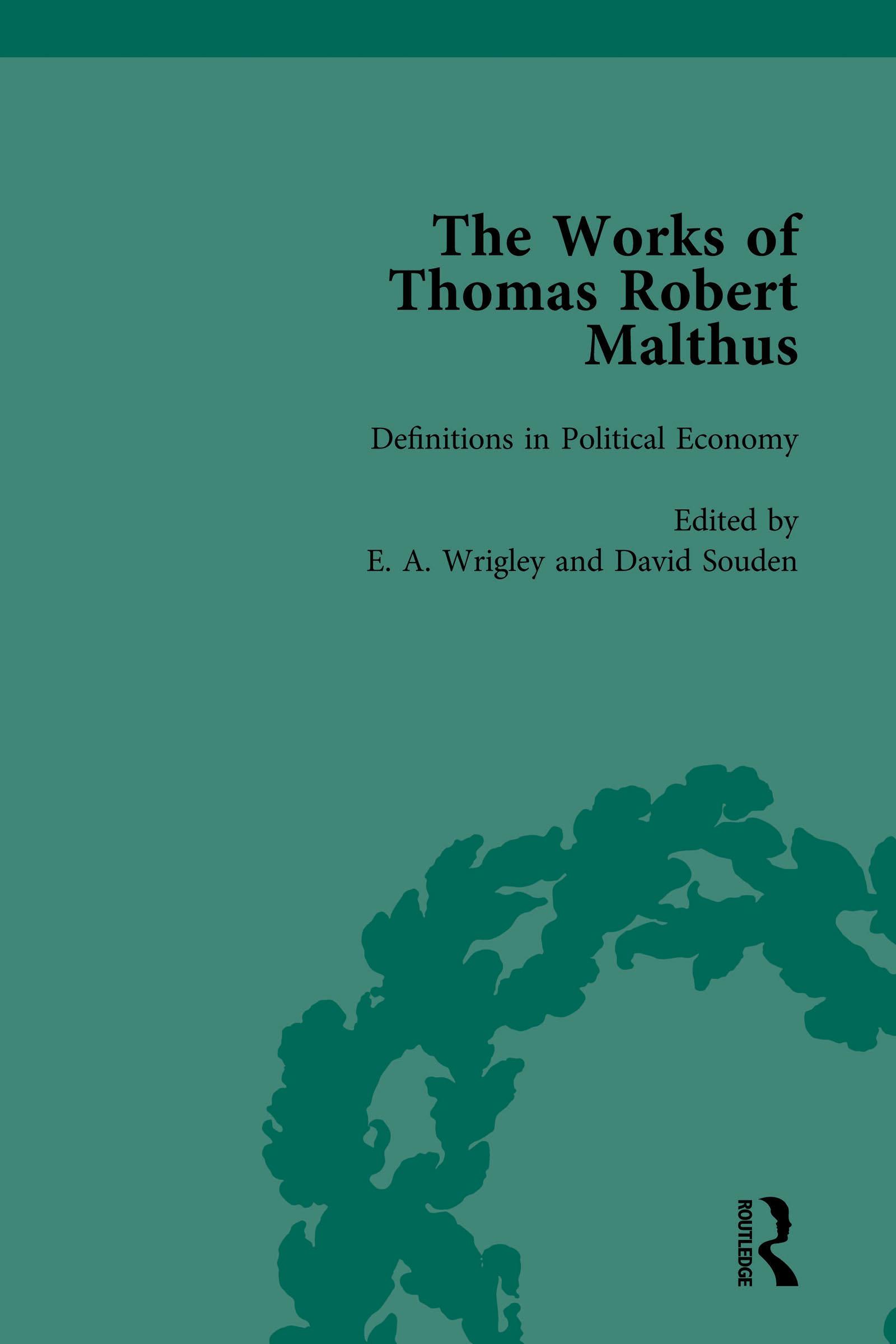 The Works of Thomas Robert Malthus Vol 8