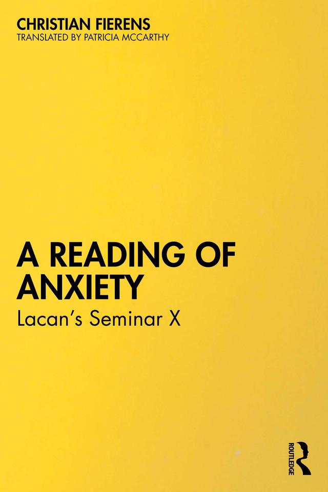 A Reading of Anxiety by Christian Fierens