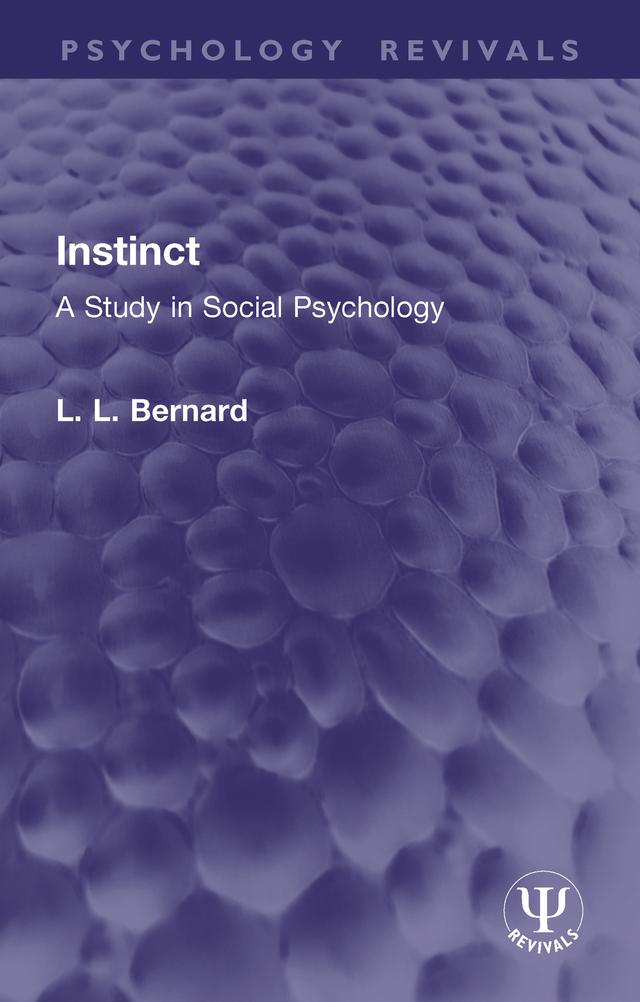 Instinct by L. L. Bernard