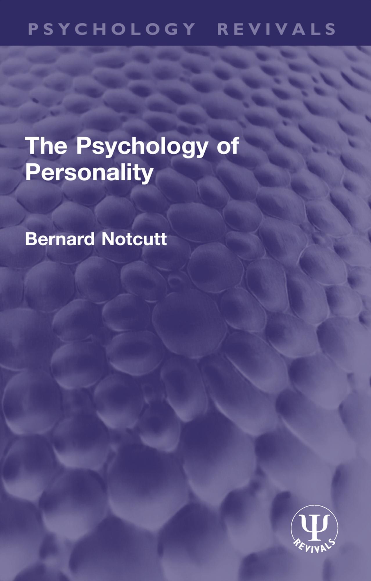 The Psychology of Personality