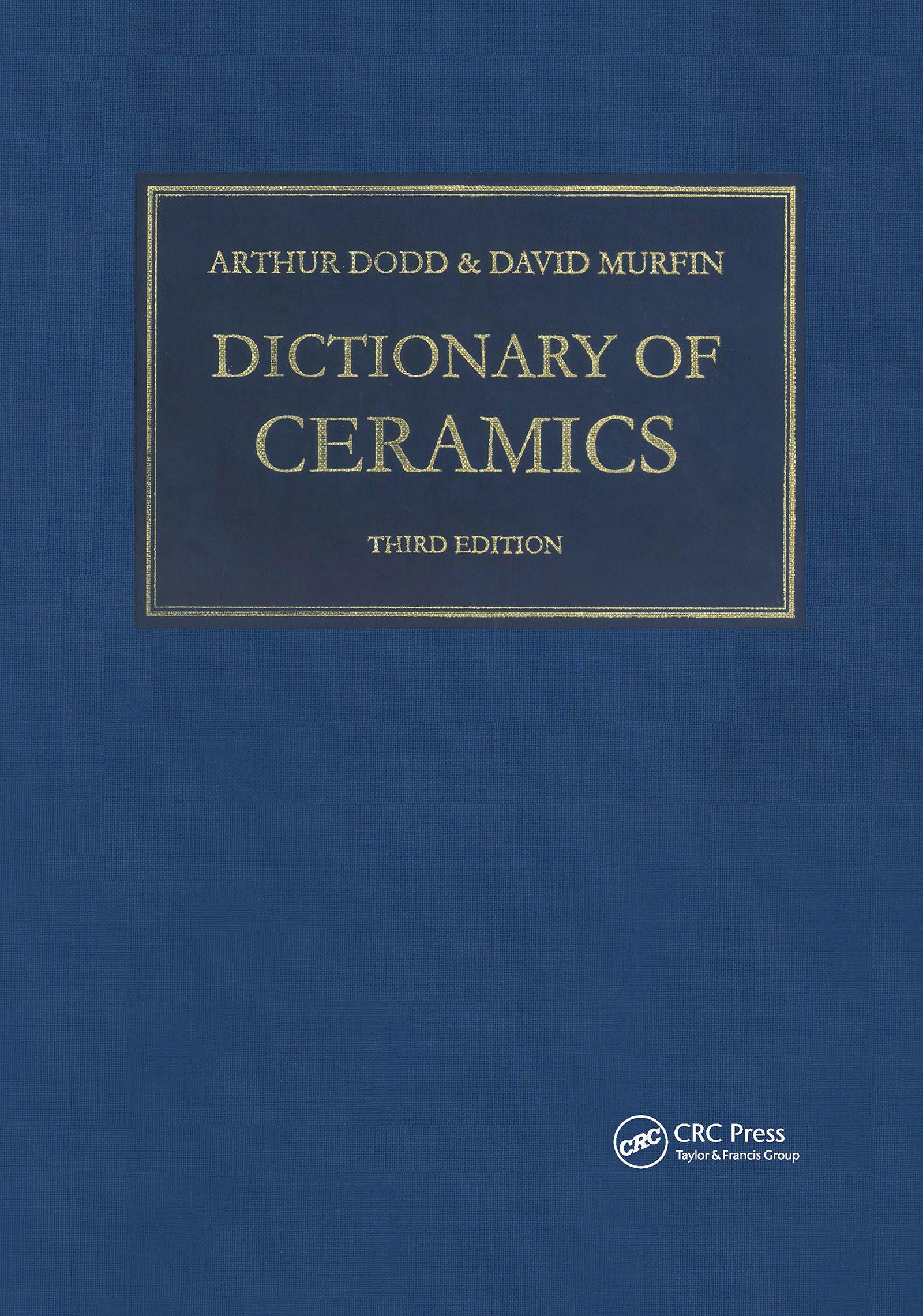 Dictionary of Ceramics