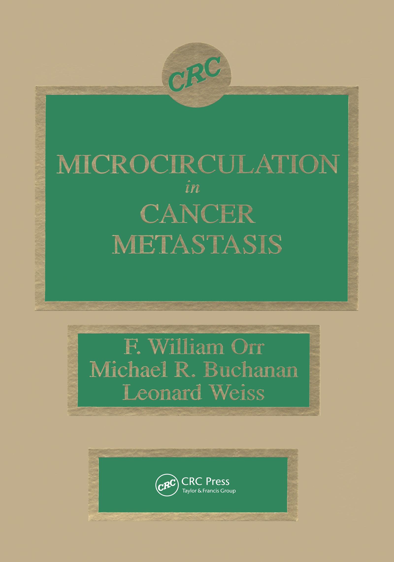 Microcirculation in Cancer Metastasis