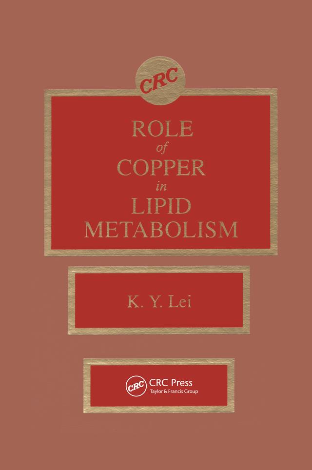 Roles of Copper in Lipid Metabolism by Kai Y. Lei