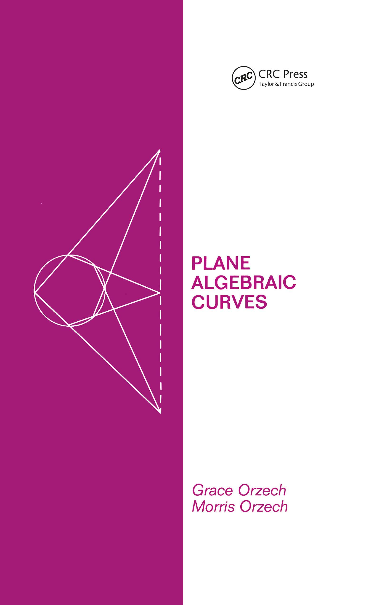 Plane Algebraic Curves