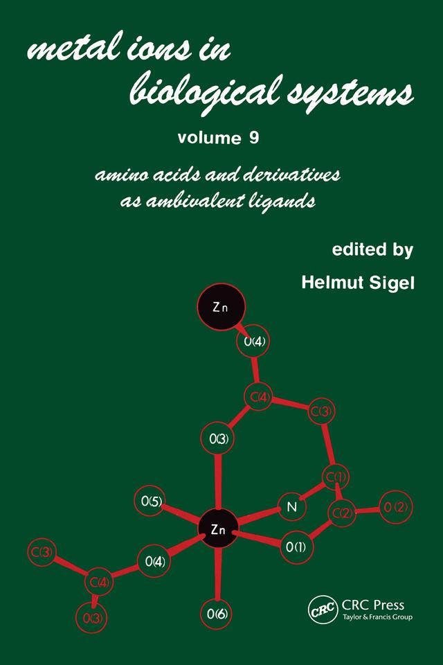 Metal Ions in Biological Systems by Helmut Sigel