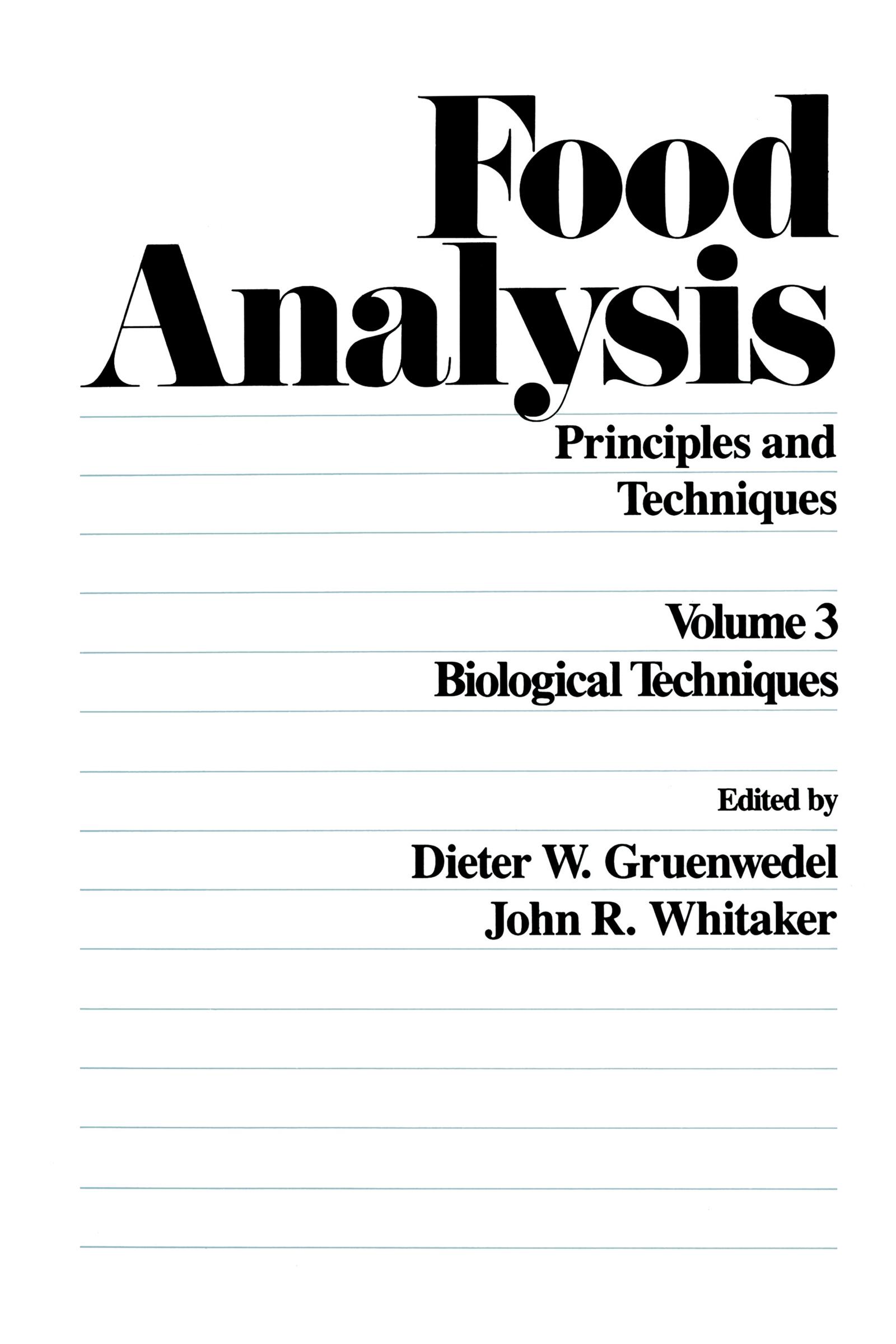 Food Analysis